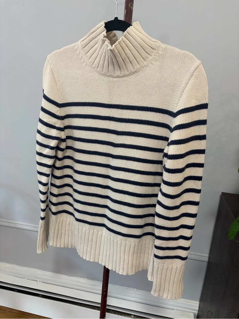 J. Crew Cream Cable Knit Sweater